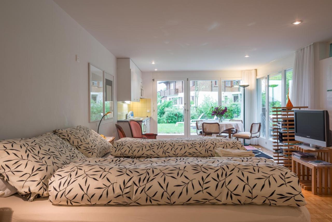 Grava - Ferienwohnung für max. 2 Personen Laax Exterior foto